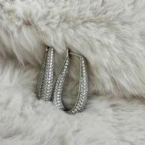 Elegant Silver Hoop Earrings